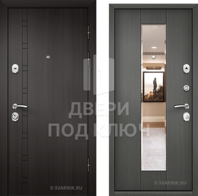 Дверь с шумоизоляцией в коттедж шпон ДПК-8287