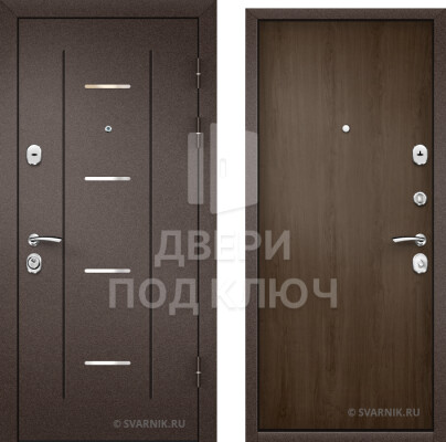 Вторая металлическая входная дверь в офис ДПК-2428