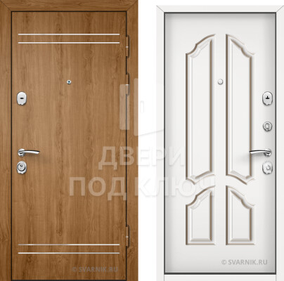 Утепленная дверь в квартиру ДПК-9829