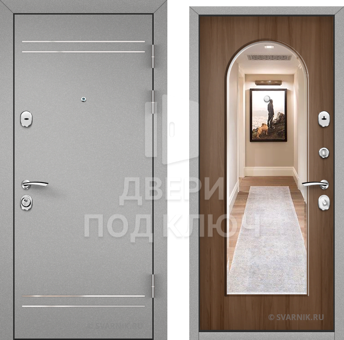 Усиленная входная дверь в дом ДПК-9166