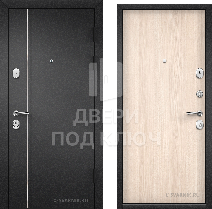 Входная дверь с видеоглазком ДПК-13097