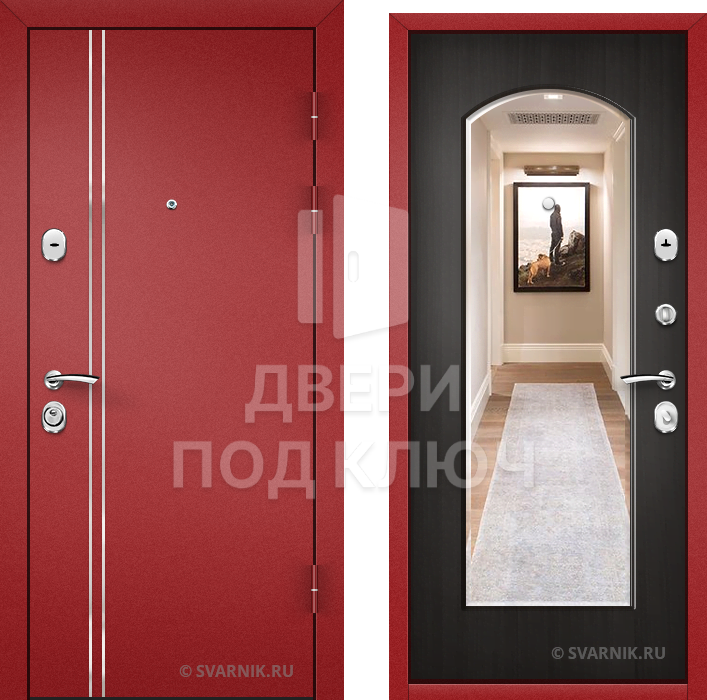 Входная дверь с терморазрывом в коттедж ДПК-7188