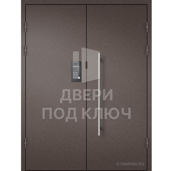 Порошковая двустворчатая дверь эконом-класса ДПК-13836